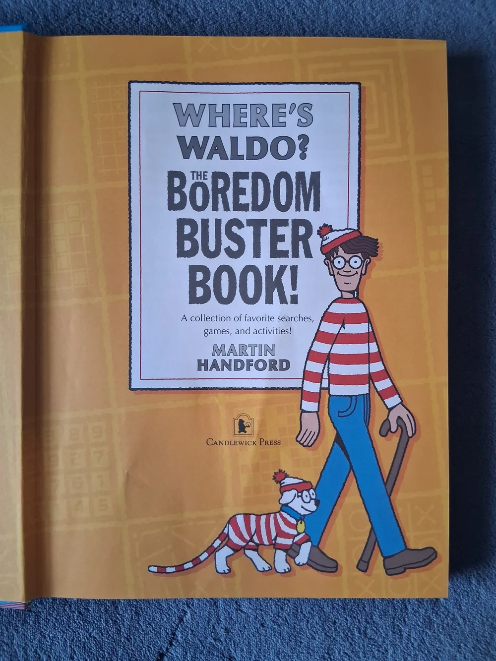 ​Where's Waldo The Boredom Buster Book - Blue/Red Kids Activity Book